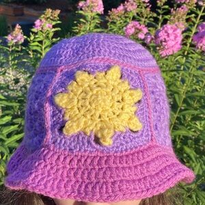 Adorable Kids Crocheted Bucket Hat by A Lil’s Crochet Collection
